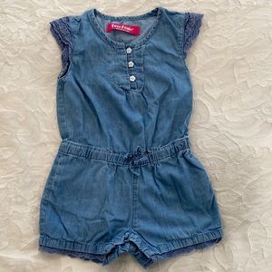 Denim romper
